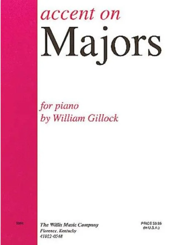 William Gillock Accent On Majors (noty na klavír) Novinka