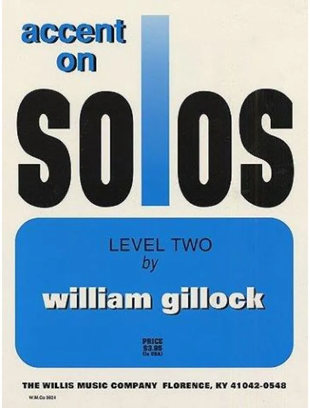 William Gillock Accent On Solos - Level Two (noty na sólo klavír) Nejlepší Volba