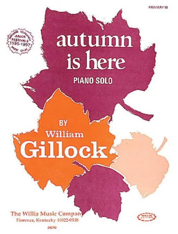 Top Prodej William Gillock Autumn Is Here (noty na klavír)