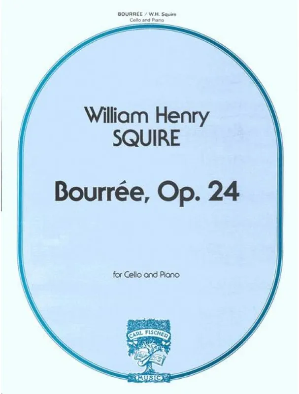 William Henry Squire Bourrée, Op. 24 (noty na violoncello, klavír) Oblíbený