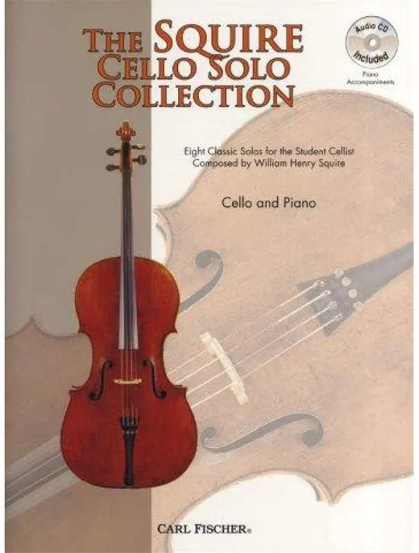 William Henry Squire The Squire Cello Solo Collection (noty na violoncello, klavír) (+audio) Akční Cena