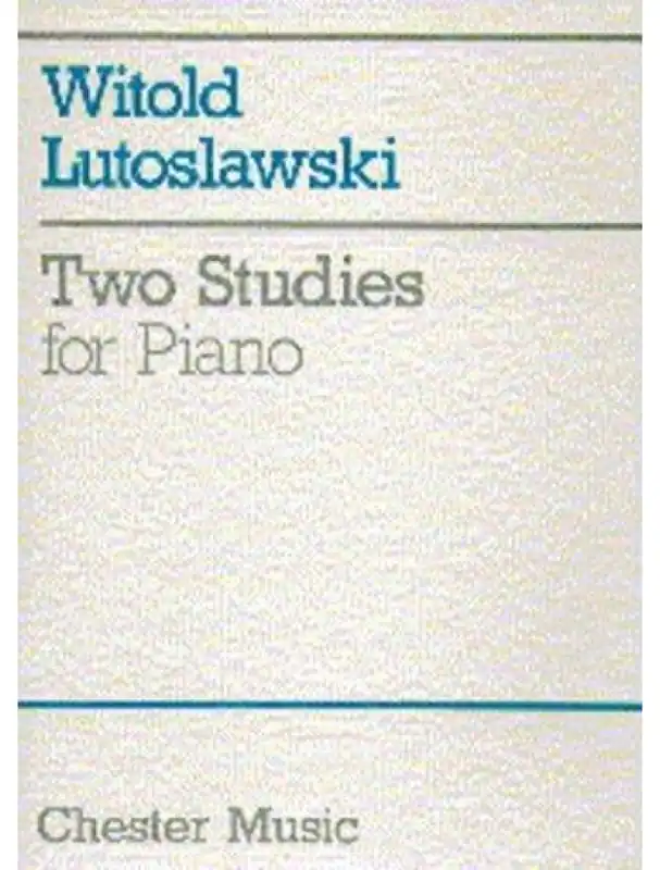 Witold Lutoslawski Two Studies For Piano (noty na sólo klavír) Objednat Nyní