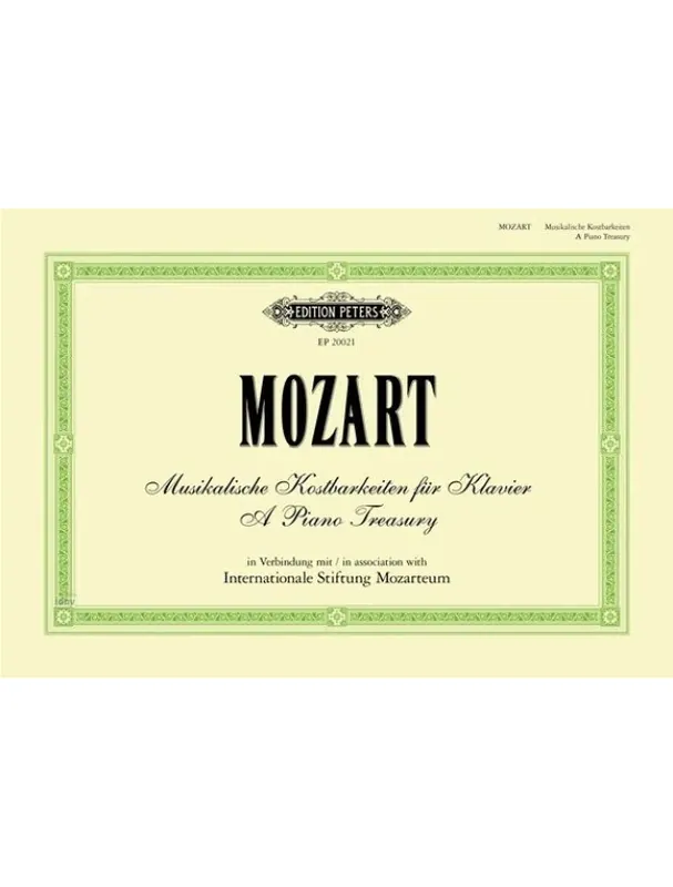 Výprodej Wolfgang Amadeus Mozart A Piano Treasury (noty na klavír)