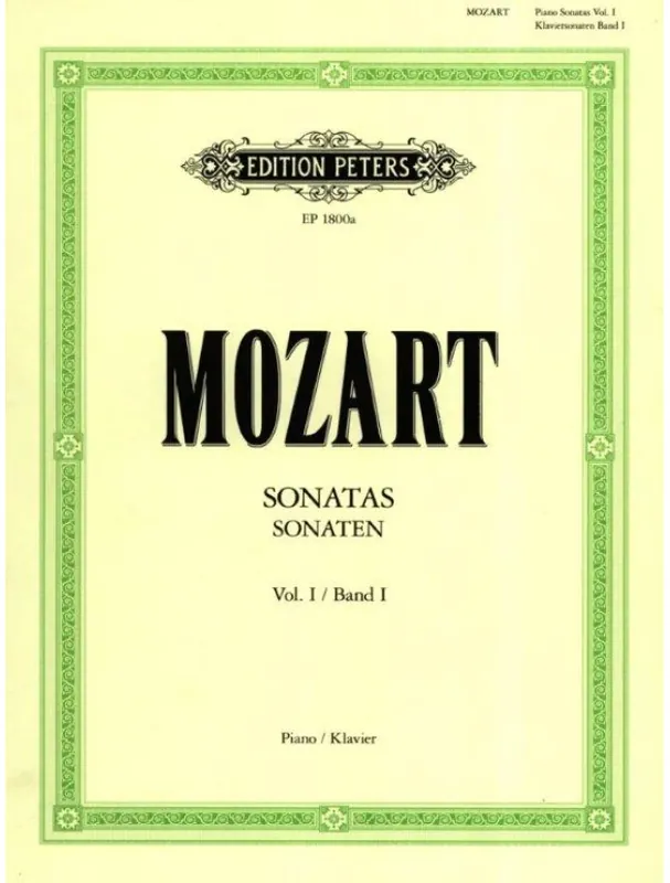 Wolfgang Amadeus Mozart Sonatas 1 (noty na klavír) Kup Teď