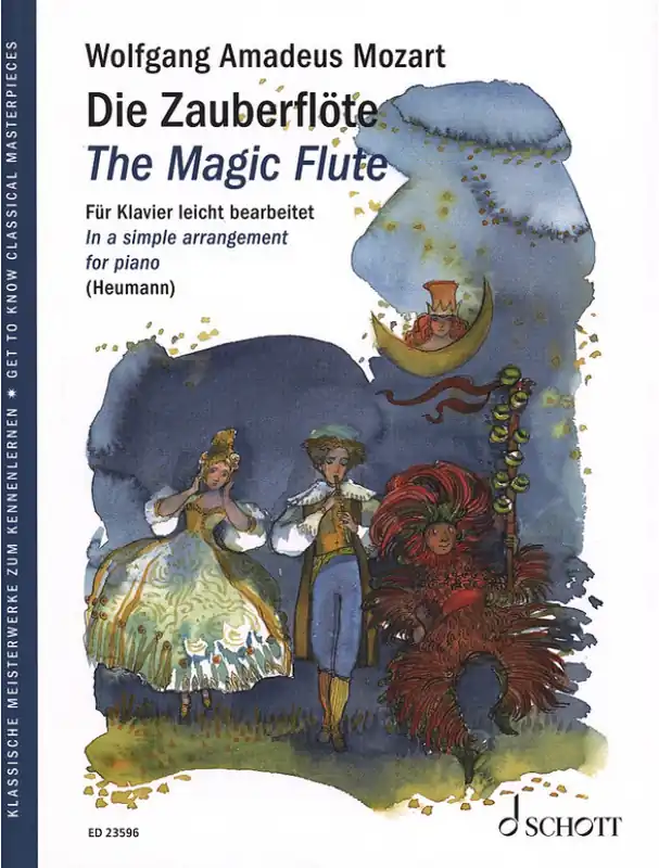 Wolfgang Amadeus Mozart The Magic Flute / Kouzelná flétna (noty na snadný klavír) Cenově Výhodný