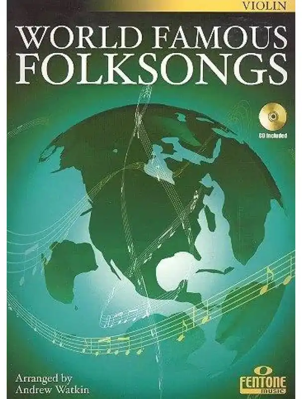 World Famous Folksongs (noty na housle)(+audio) Must-Have