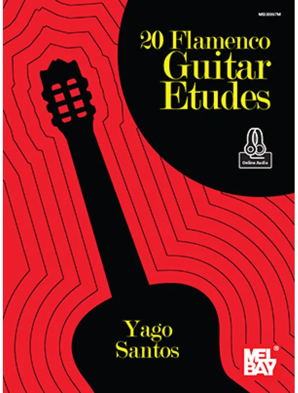 Výhodná Nabídka Yago Santos 20 Flamenco Guitar Etudes (noty, tabulatury na kytaru) (+audio)