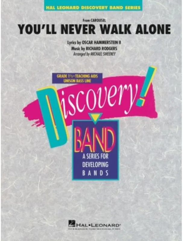 Značkový You‘ll Never Walk Alone from Carousel (snadné noty pro koncertní orchestr, party, partitura)