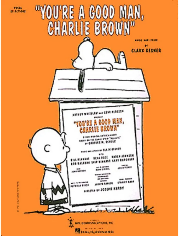 Výhodná Nabídka You‘re a Good Man, Charlie Brown (noty na klavír, zpěv, akordy)
