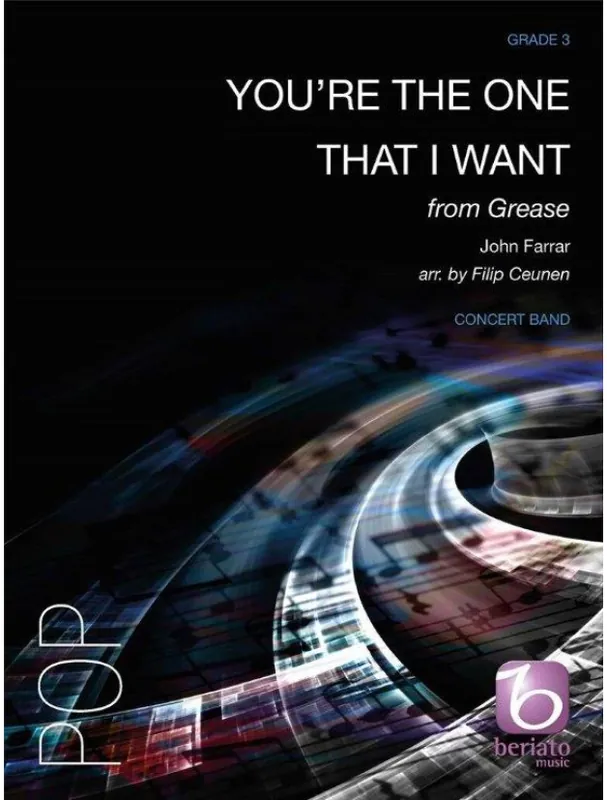 You‘re The One That I Want from Grease (noty pro žesťový dechový orchestr, party, partitura) Časově Omezené