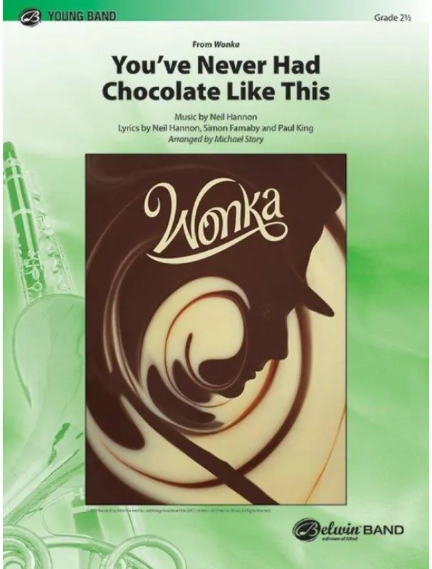 You‘ve Never Had Chocolate Like This from Wonka (noty pro školní orchestr, party, partitura) Vrácení Zdarma