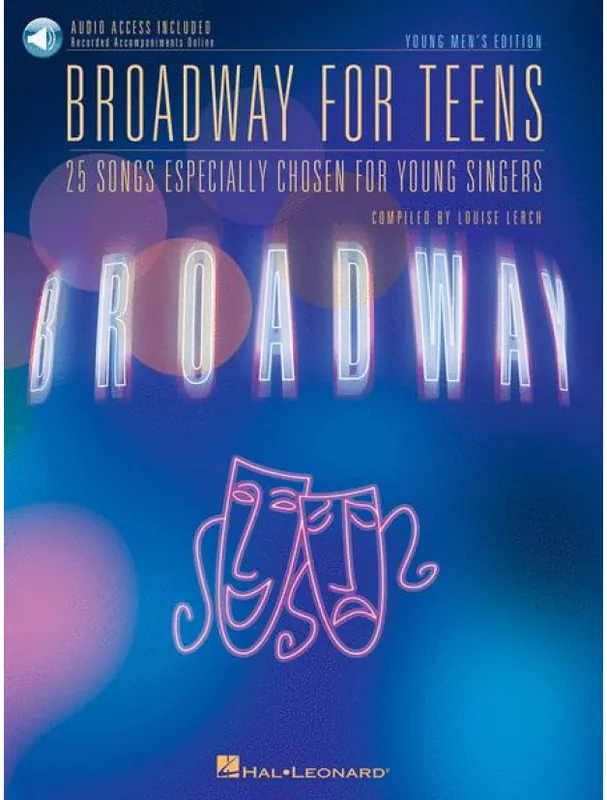 Ihned K Objednání Young Men‘s Edition Broadway for Teens (noty na zpěv) (+audio)