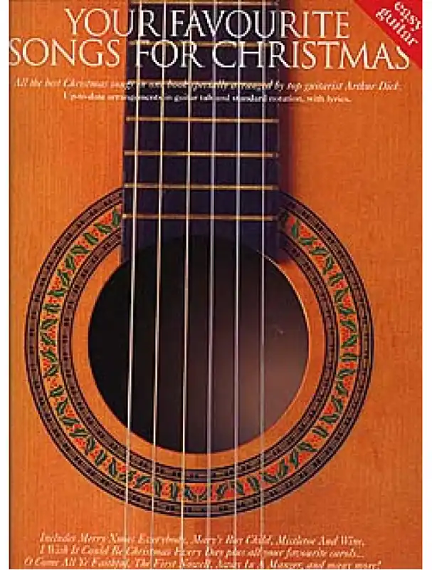 Poslední Šance Your Favourite Songs For Christmas Easy Guitar (noty, kytarová tabulatura, s akordovými boxy)