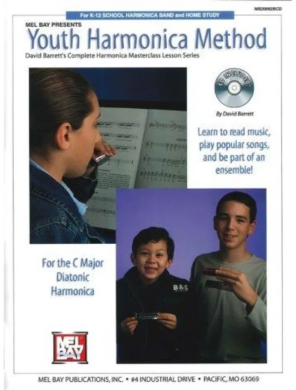 Youth Harmonica Method (noty na harmoniku) (+audio) Originální