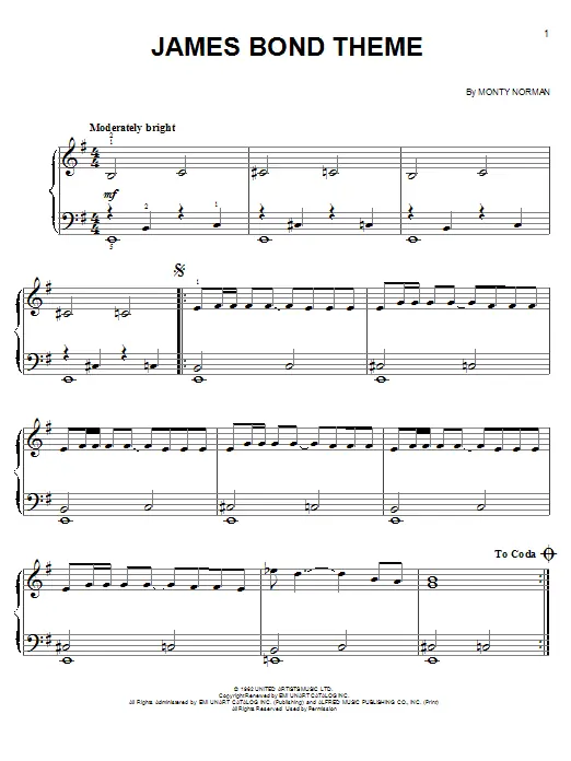 Objednat Nyní James Bond Theme
