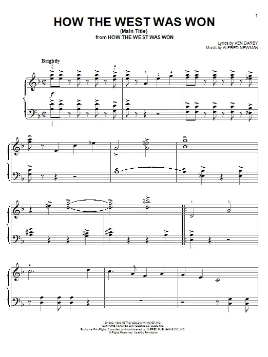 Výhodná Nabídka How The West Was Won (Main Title)