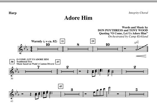 Pouze Dnes Adore Him - Harp