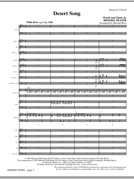 Cenová Bomba Desert Song - Full Score