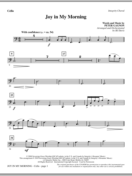 Joy In My Morning - Cello Víkendová Akce