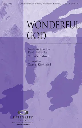 Wonderful God - Full Score Ihned K Objednání