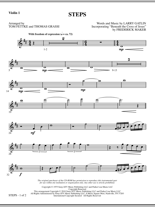 Akce Steps - Violin 1