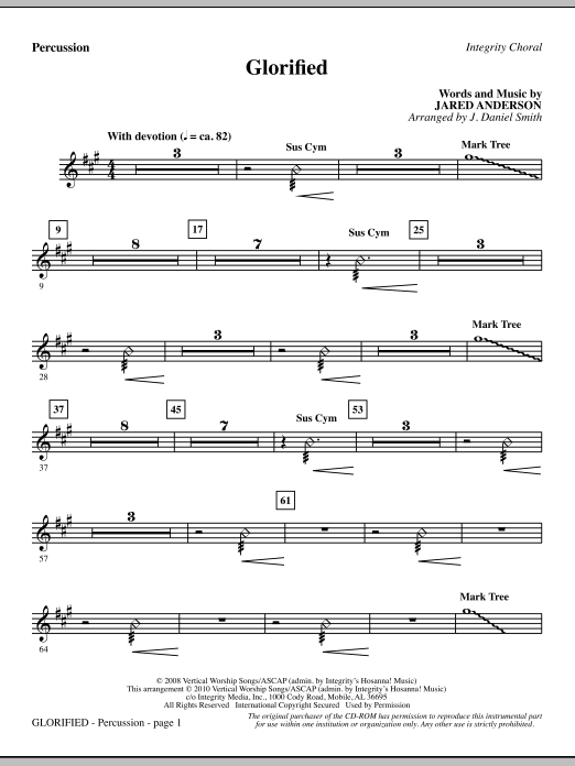 Glorified - Percussion Objednat Nyní