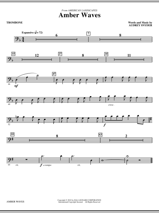 Amber Waves - Trombone Nejlepší Cena
