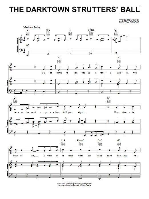 The Darktown Strutters‘ Ball Originální