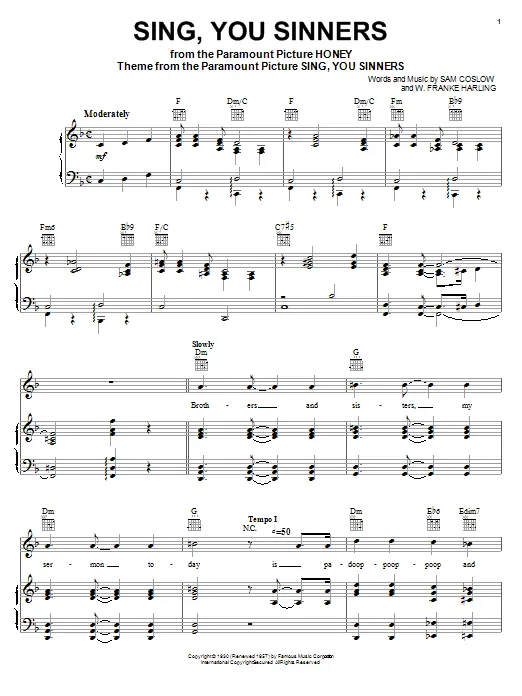 Top Prodej Sing, You Sinners