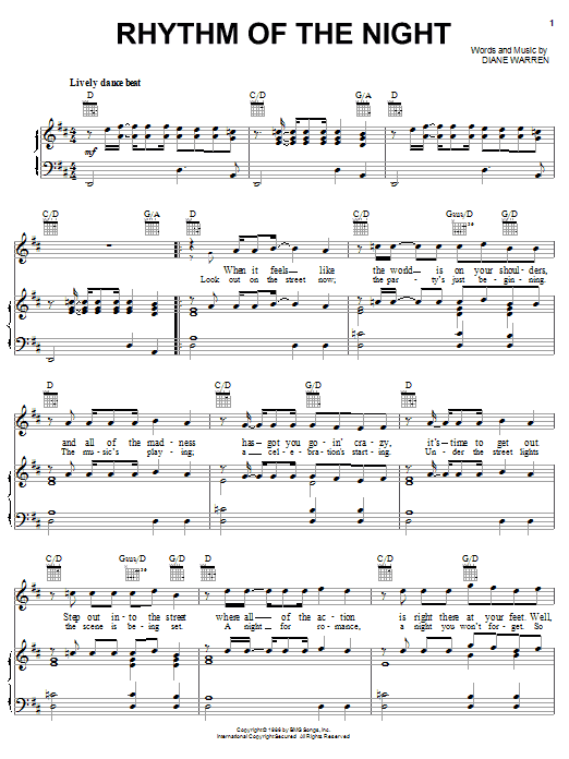 Rhythm Of The Night Jen Po Omezenou Doba