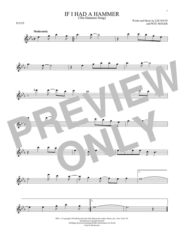 If I Had A Hammer (The Hammer Song) Must-Have