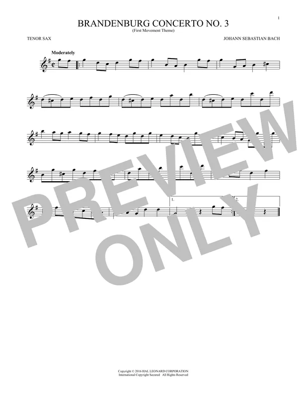 Brandenburg Concerto No. 3 Akce