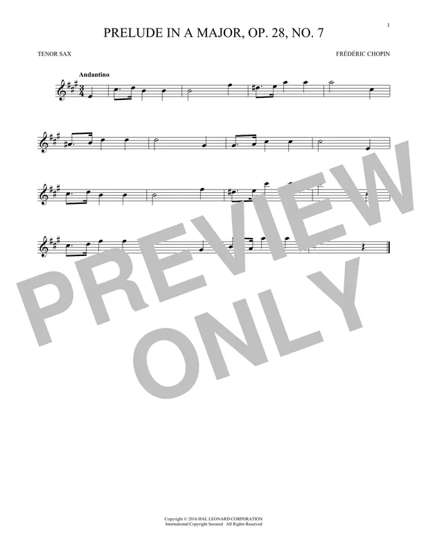 Nejlepší Volba Prelude In A Major, Op. 28, No. 7