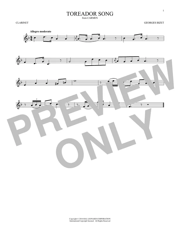 Koupit Online Toreador Song