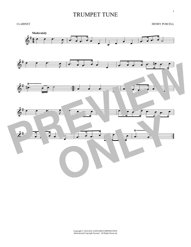 Tovární Cena Trumpet Tune