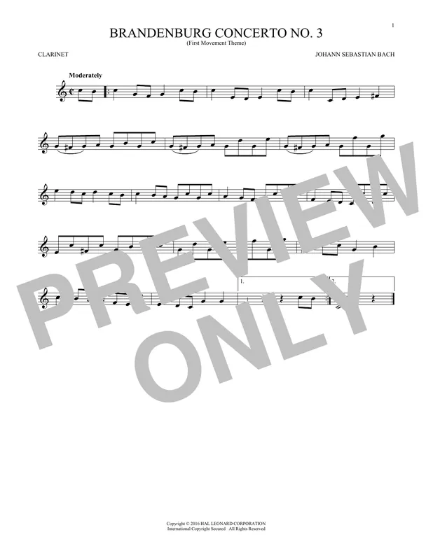 Odeslání Ihned Brandenburg Concerto No. 3