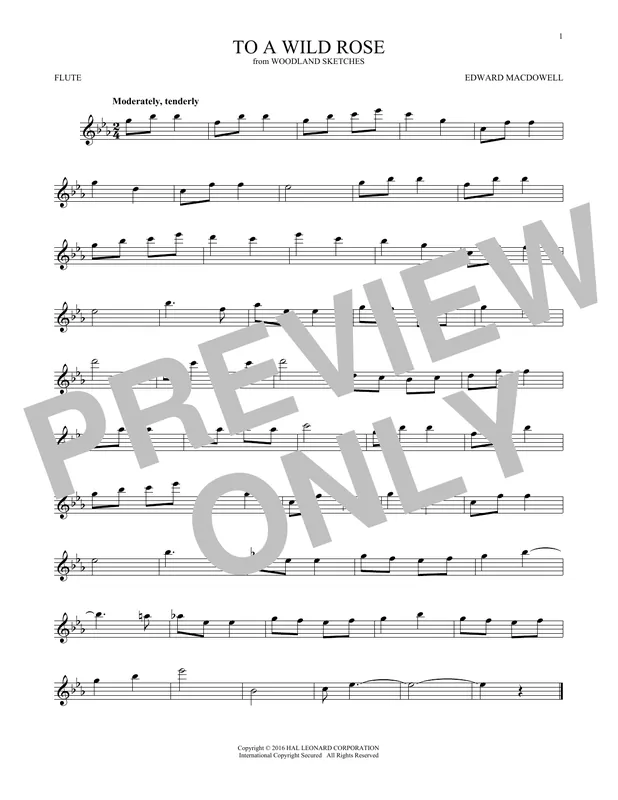 Bezpečná Platba To A Wild Rose, Op. 51, No. 1