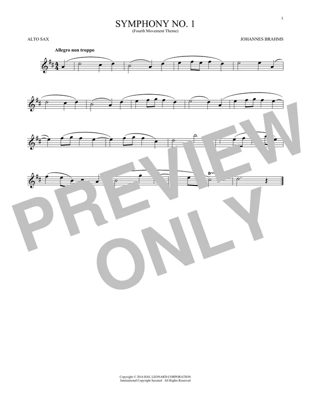 Symphony No. 1 In C Minor, Fourth Movement Excerpt Tovární Cena