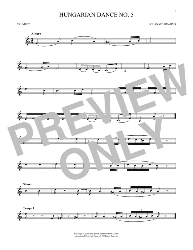 Ověřený Hungarian Dance No. 5