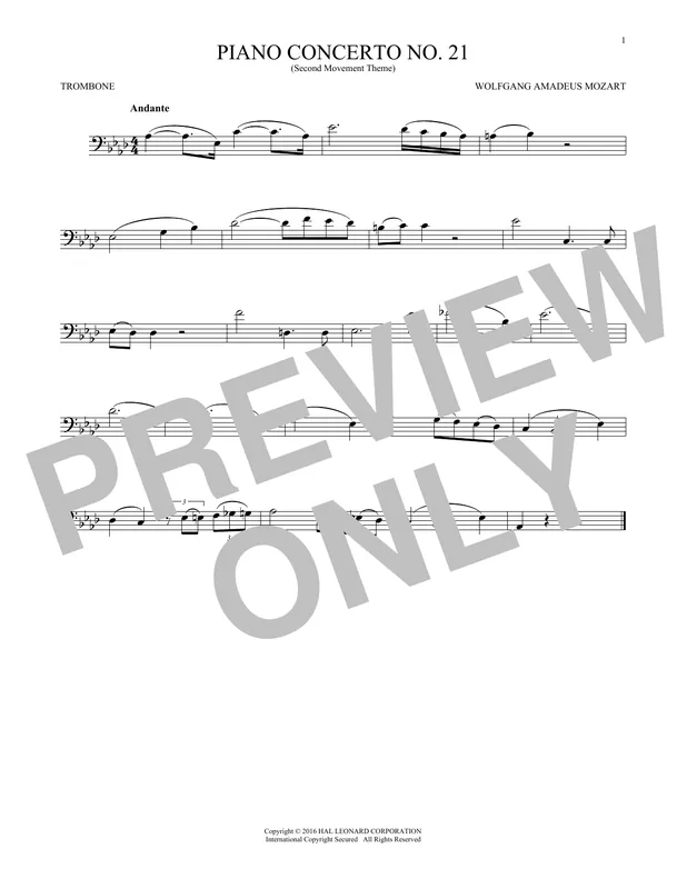 Finální Výprodej Piano Concerto No. 21 In C Major ("Elvira Madigan"), Second Movement Excerpt