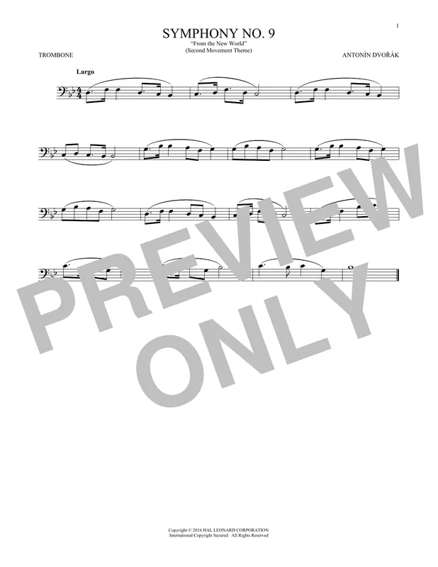 Bezpečná Platba Largo From Symphony No. 9 ("New World")