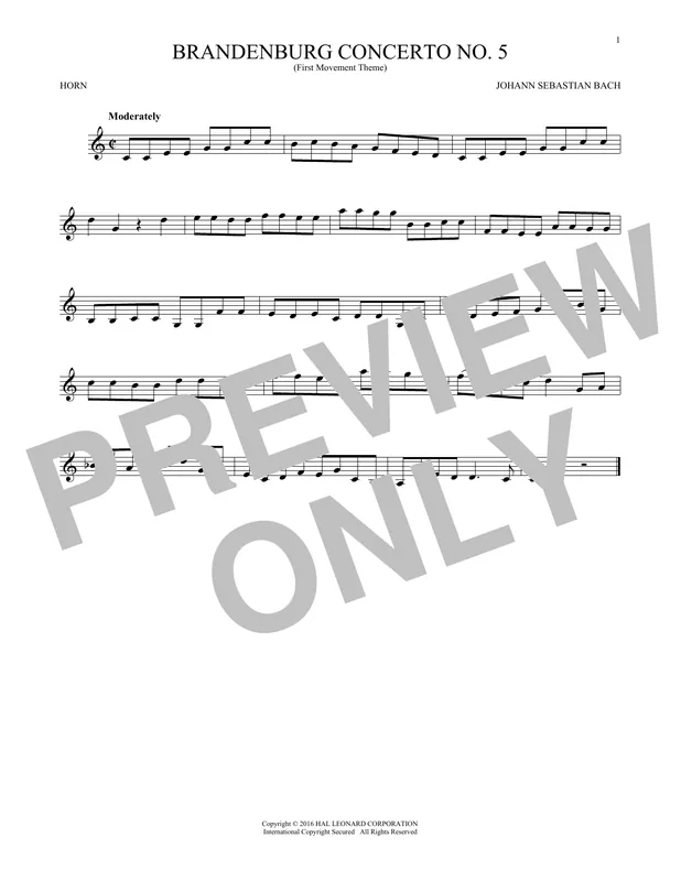 Brandenburg Concerto No. 5 Omezená Nabídka