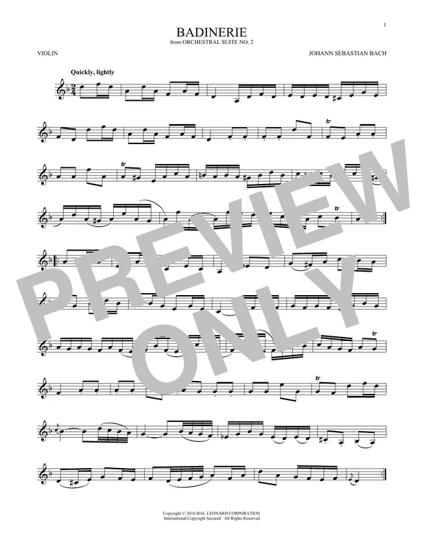 Badinerie (Suite No. 2) Pouze Dnes