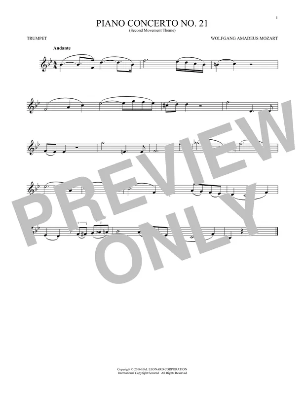 Piano Concerto No. 21 In C Major ("Elvira Madigan"), Second Movement Excerpt Rychlé Dodání