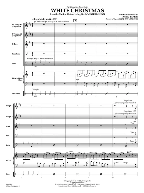 Akční Nabídka White Christmas - Full Score