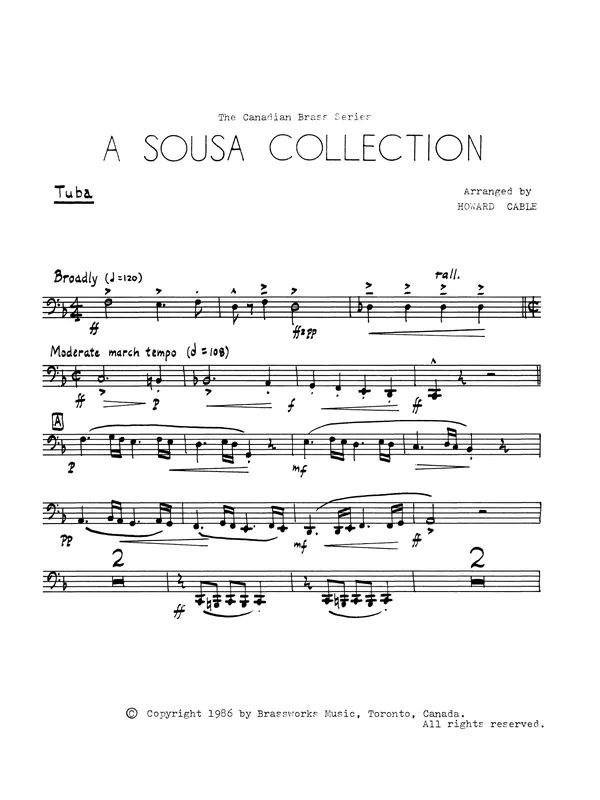 A Sousa Collection - Tuba Novinka