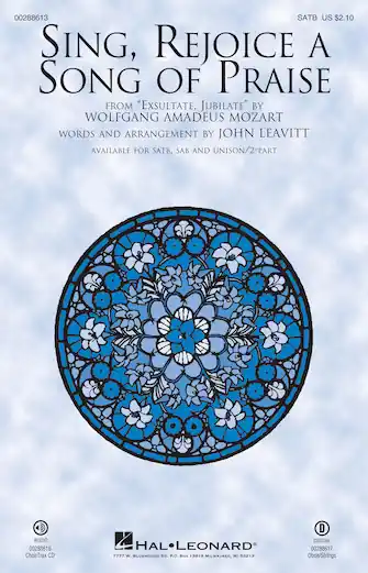 Ihned K Objednání Sing, Rejoice A Song Of Praise (arr. John Leavitt) - Viola
