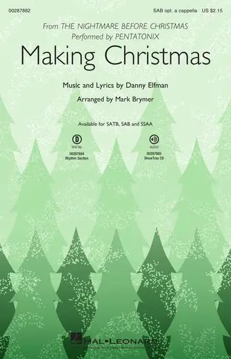 Making Christmas (from The Nightmare Before Christmas) (arr. Mark Brymer) Vrácení Zdarma
