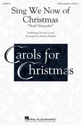 Sing We Now Of Christmas ("Noel Nouvelet") (arr. Audrey Snyder) Speciální Cena