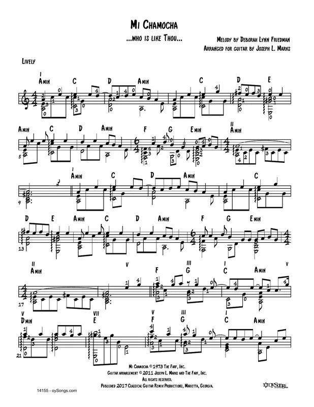 Oseh Shalom Vars 1, 2 (arr. Joe Marks) Nízká Cena